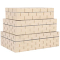 Spencerview Boxes, Ivory, Lot de 3