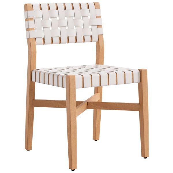 Mizuya Dining Chaise, Blanc, Lot de 2