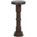 Mizu End Table, Aged Belgium Bleach