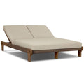 Moxie Outdoor Double Chaise, Ellor Beige