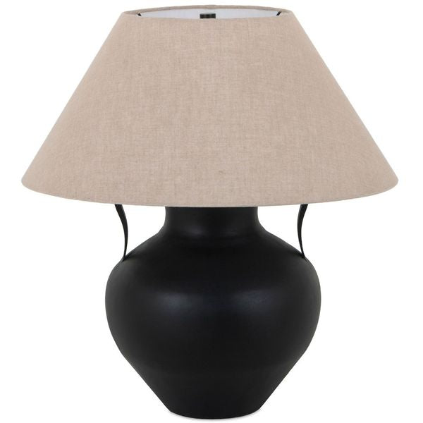 Table Ziva Lampe, Mat Noir