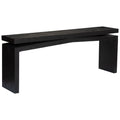 Table Faelar console, Noir