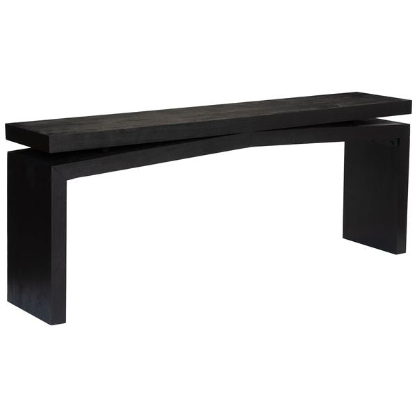 Table Faelar console, Noir