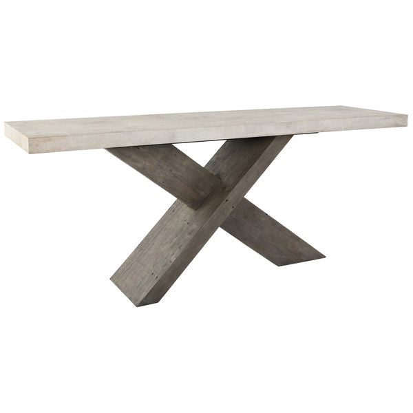 Table Durant console, Antique Blanc