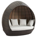 Marisol Beach Daybed, Marron/Beige